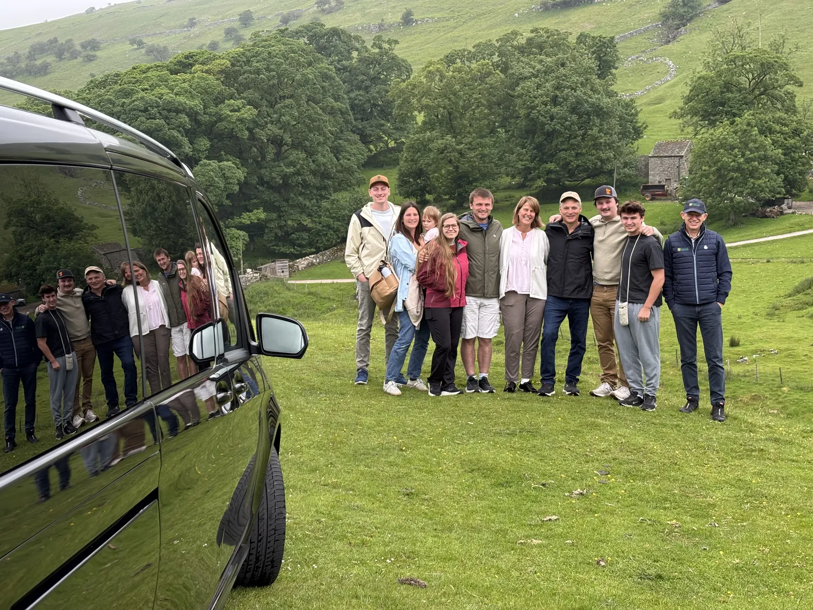 Dales countryside from the All Creatures and Herriot private day tour